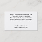 Mint en Black Dog Boutique Visitekaartje (Achterkant)