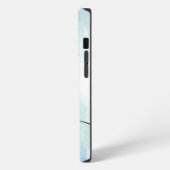 Mint en blauw iPhone hoesje (Linkerkant)