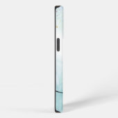 Mint en blauw iPhone hoesje (Rechterkant)