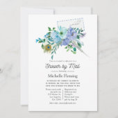 Mint en Blue Boho Vrijgezellenfeest per post Kaart (Voorkant)