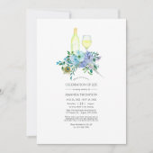 Mint en Blue Boho Wine met de titel 'Celebration o Kaart (Voorkant)