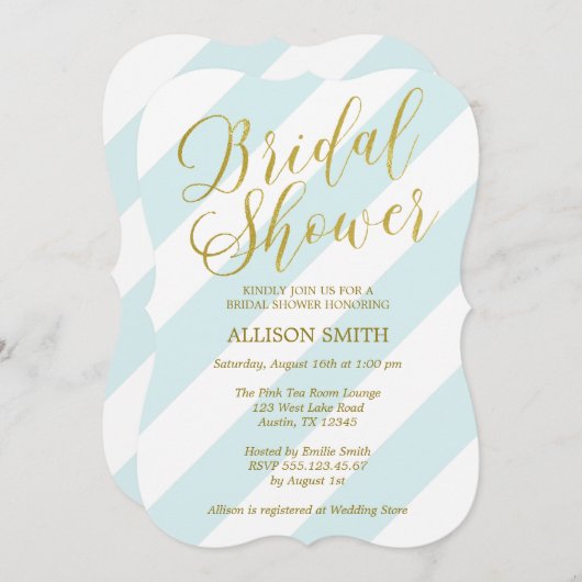 Mint en Faux Gold Script Typografie Vrijgezellenfe Kaart (Voorkant / Achterkant)