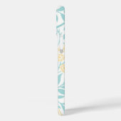 Mint en Geel Floral Damask Pattern Case-Mate iPhone Case (Achterkant / Links)