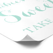 Mint en goudbaby's zijn zoet Neem een Treatbord Poster (Hoek)