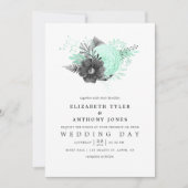 Mint en houtskool kaart (Voorkant)