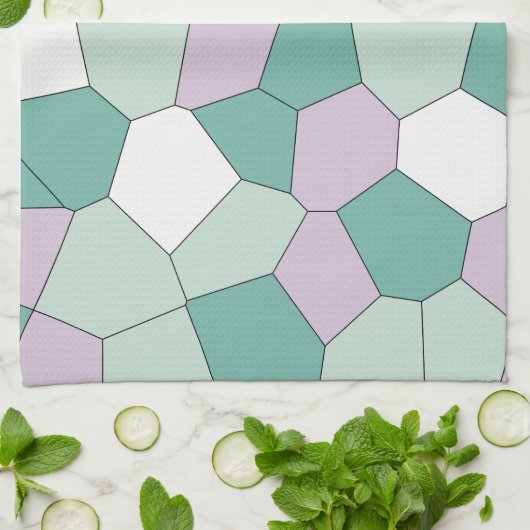 Mint en Lavender Theedoek (Gevouwen)