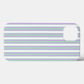 Mint en lila snoep strepen Hoesje-Mate iPhone case (Achterkant (horizontaal))