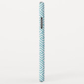 Mint en Oranje Grieks sleutelmonogram Case-Mate iPhone Case (Achterkant/rechts)