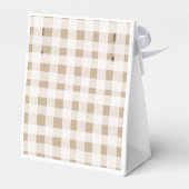 Mint en Peach Pumpkin Gender Reopenbaarmakingsfees Bedankdoosjes (Achterkant)