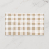 Mint en Peach Pumpkin Gold Diaper Raffle Kaart (Achterkant)