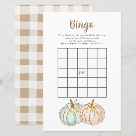 Mint en perkamentpompoen (Voorkant / Achterkant)