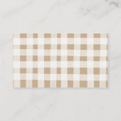 Mint en perspomkin-Baby shower Invoegen Kaart (Achterkant)