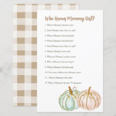 Mint en perzikpompoen die mama het beste spel kenn (Voorkant / Achterkant)