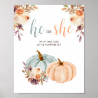 Mint en perzikpompoen Rustic Floral Voeding Board
