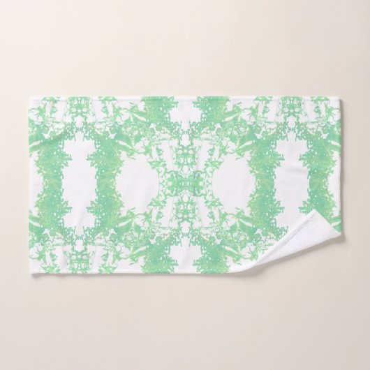 Mint- en turquoise-etnische versiering. handdoek (Handdoek)