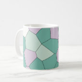 Mint en Violet Koffiemok (Voorkant links)