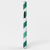 Mint en White Chevron Custom Monogram Case-Mate iPhone Case (Achterkant/rechts)