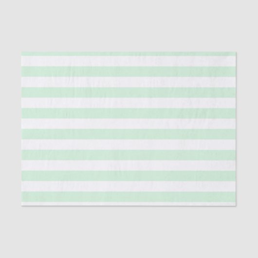 Mint- en witpapier met strips tissuepapier (Voorkant)