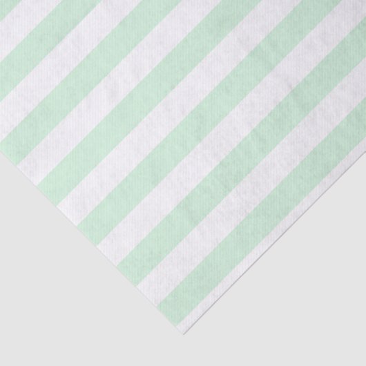 Mint- en witpapier met strips tissuepapier (Detail)