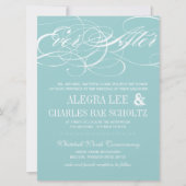 Mint Ever na uitnodiging van het alkboard (Voorkant)