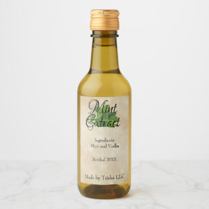 Mint Extract - Eigen label Wijn Etiket