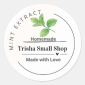  Mint Extract Label – gepersonaliseerde kit (Voorkant)