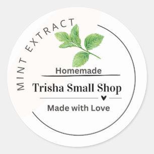  Mint Extract Label – gepersonaliseerde kit