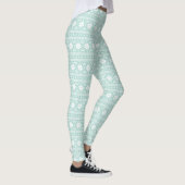 Mint Fair Isle Leggings (Rechts)