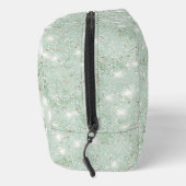 Mint Faux Glitter Toilettasje (Rechts)