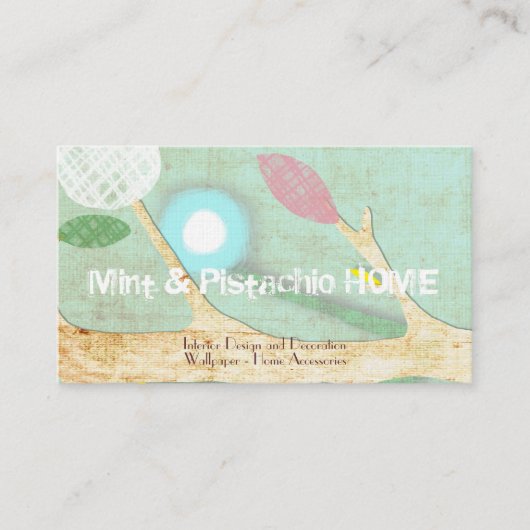 Mint Fine Art Visitekaartje Tree (Voorkant)