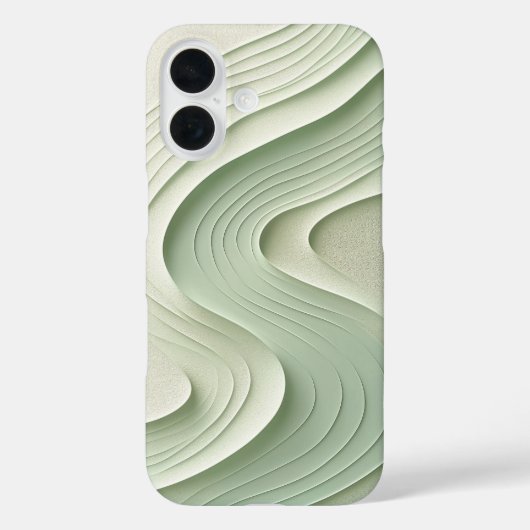 Mint Fluid Drift Telefoonhoes Case-Mate iPhone Case (Achterkant)