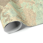 Mint Foxier Gold Marble Shiny Metallic Strokes Cadeaupapier<br><div class="desc">Minimalisme en elegantie,  afhankelijk van de werkelijke ontwikkeling van de binnenbekleding. Voor veel luxe glam-gelegenheden</div>