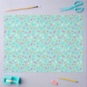 Mint Frosting Icing & Donut Sprinkles Tissuepapier (Craft)
