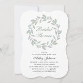 Mint gebladerte vrijgezellenfeest. Botanische kall Kaart (Voorkant)