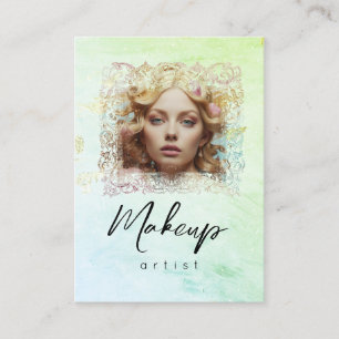*~* Mint Geel QR Vrouwen Girly Glam Visitekaartje