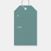 Mint Geo Editie Cadeaulabel (Achterkant)