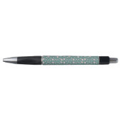Mint Geo Zeshoek & Houtskool Driehoek Das Pen (Voorkant)