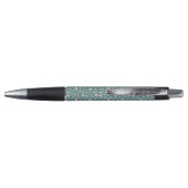 Mint Geo Zeshoek & Houtskool Driehoek Das Pen (Achterkant)