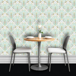 Mint Geometrie Behang