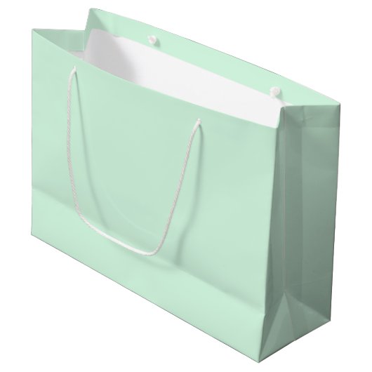 Mint Gift Bag Groot Cadeauzakje (Voorkant Gekanteld)