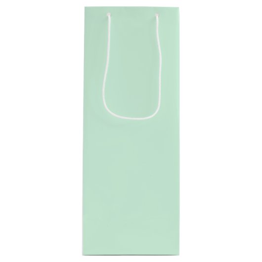 Mint Gift Bag Wijn Cadeautas (Voorkant)