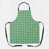Mint Gingham Stripes Schort (Voorkant)