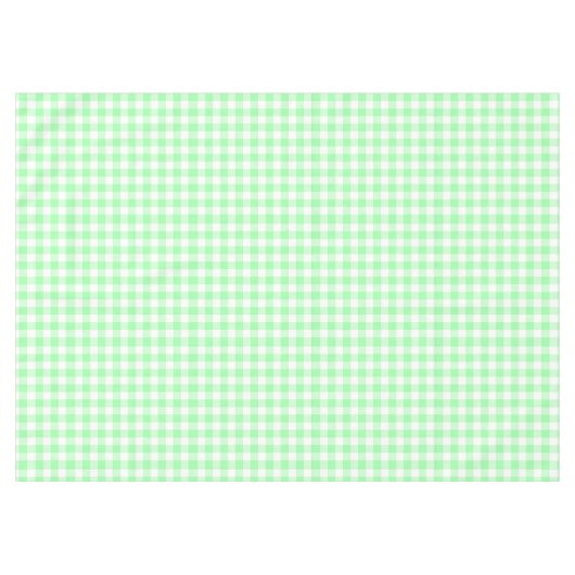 Mint Gingham Tafelkleed (Voorkant (Horizontaal))