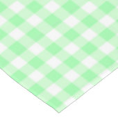 Mint Gingham Tafelkleed (Gekanteld)