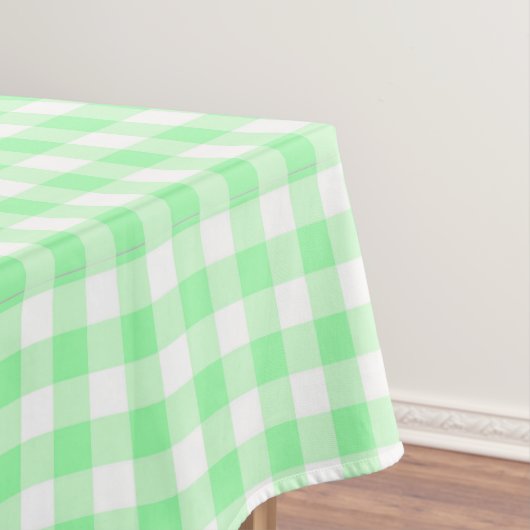 Mint Gingham Tafelkleed (Voorbeeld)