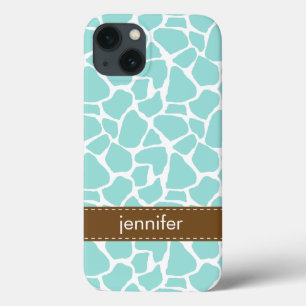Mint Giraffe Patroon Case-Mate iPhone Case