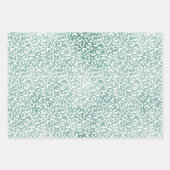 Mint Glam Glitter Inpakpapier Vel (Voorkant 3)