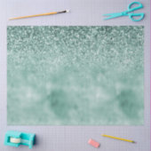 Mint Glam Glitter Tissuepapier (Craft)