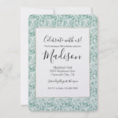 Mint Glam Leopard Print Kaart (Voorkant)