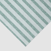 Mint Glam Stripes Tissuepapier (Detail)